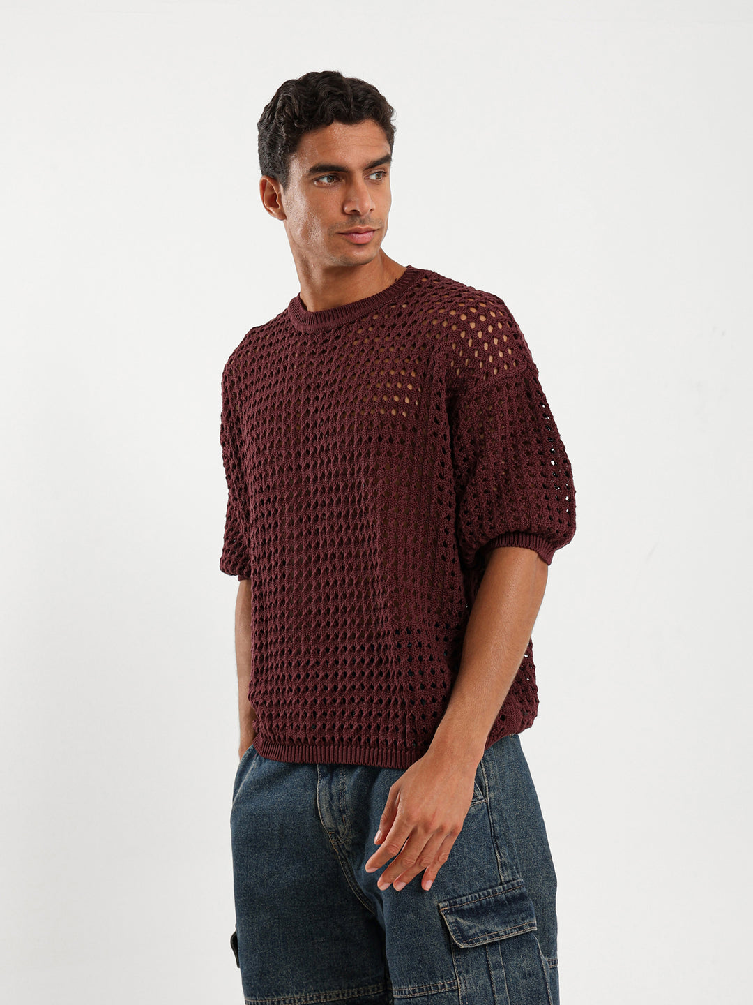 Openwork Tee