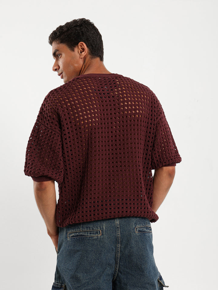 Openwork Tee