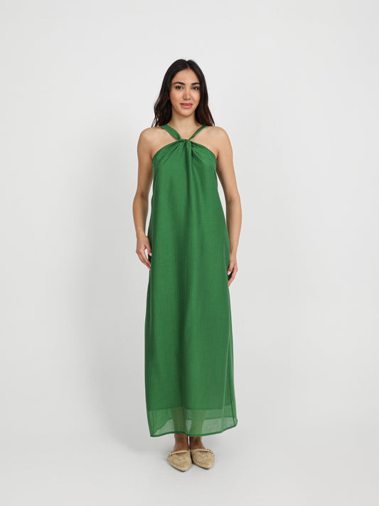 Halter Neck Maxi Dress