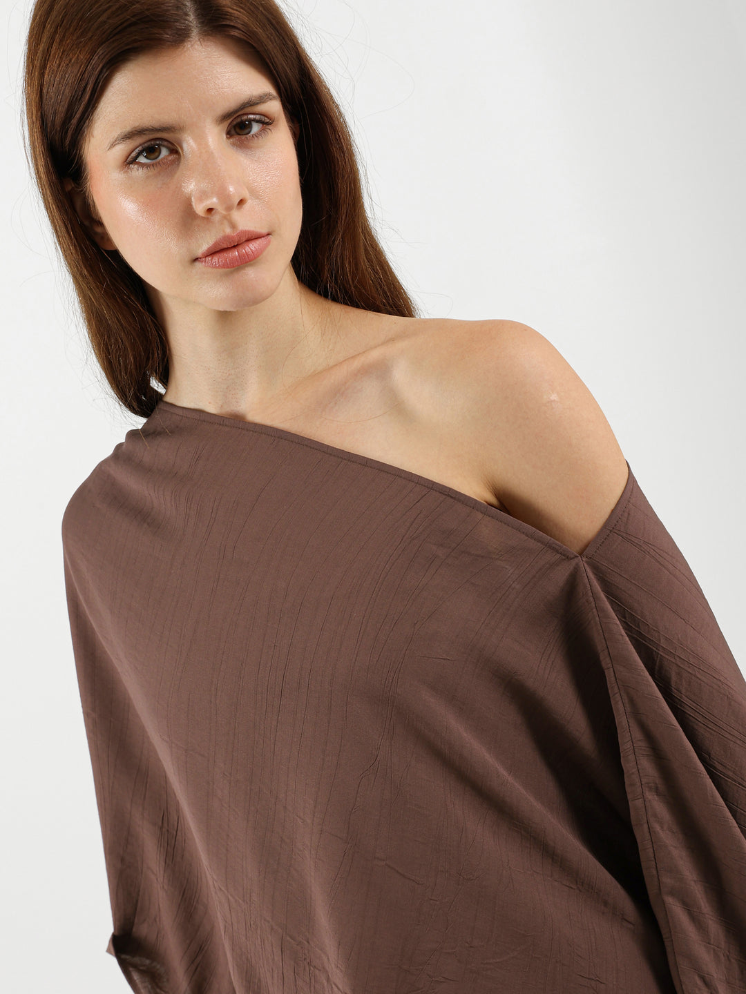 Oversized V-Neck Flowy Top