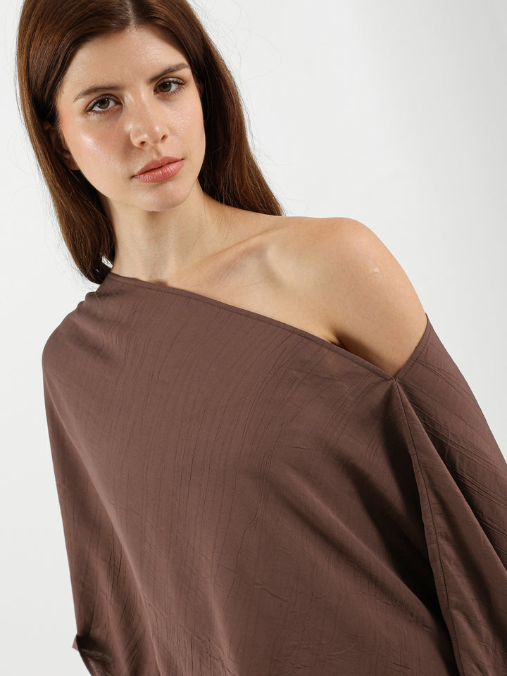 Oversized V-Neck Flowy Top