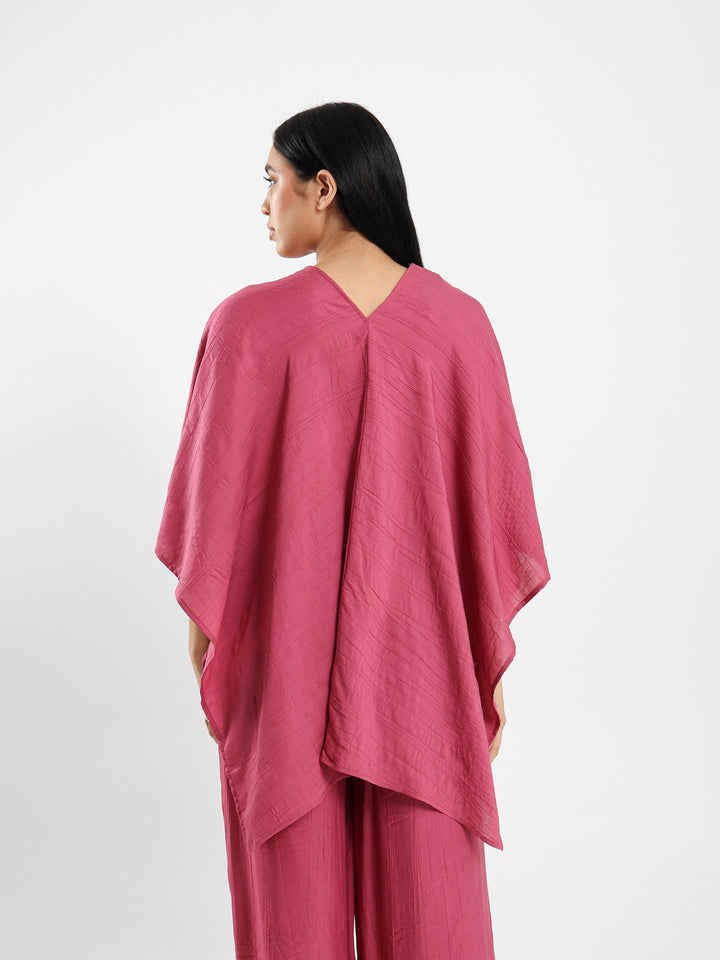 Oversized V-Neck Flowy Top