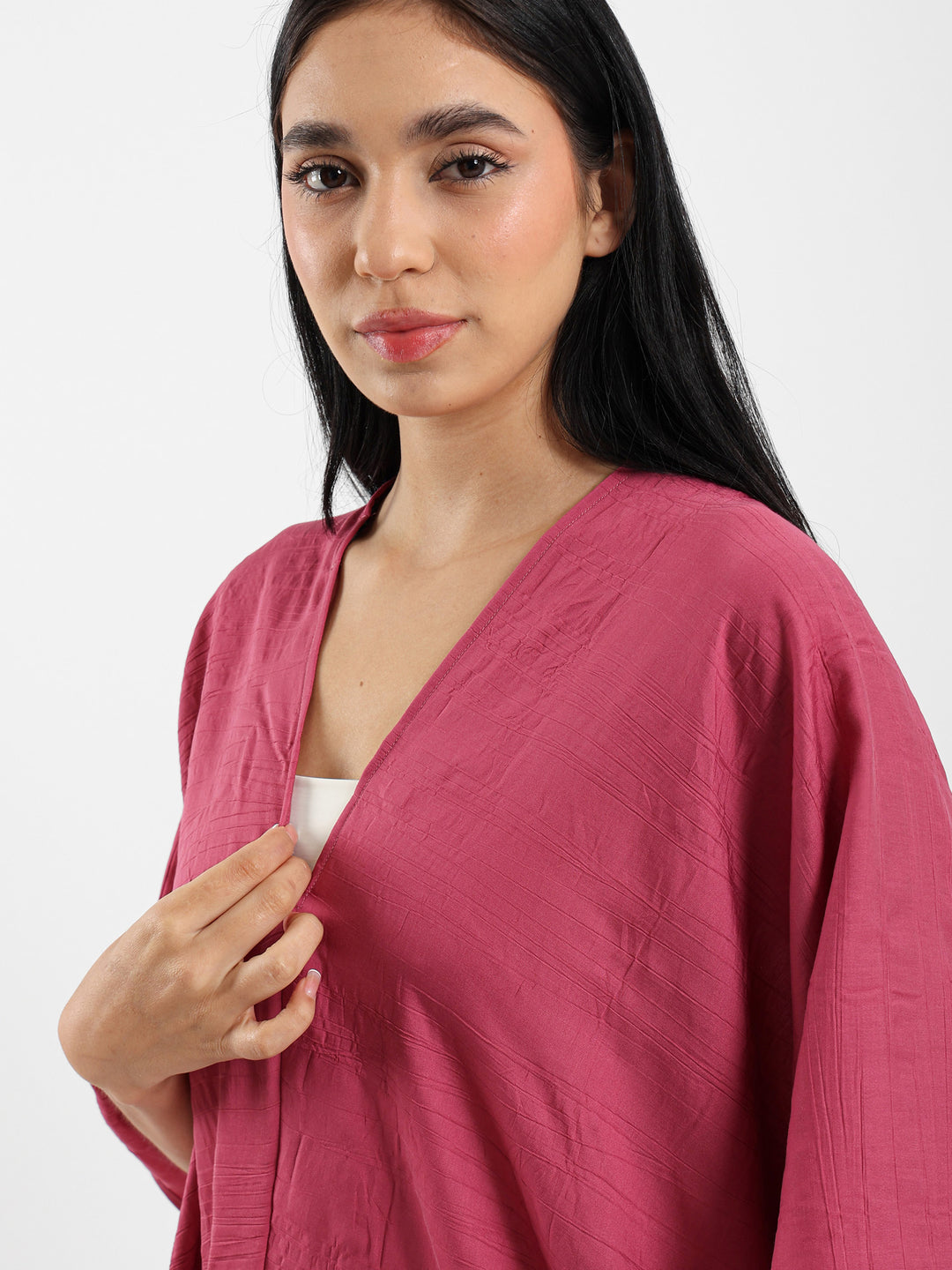 Oversized V-Neck Flowy Top