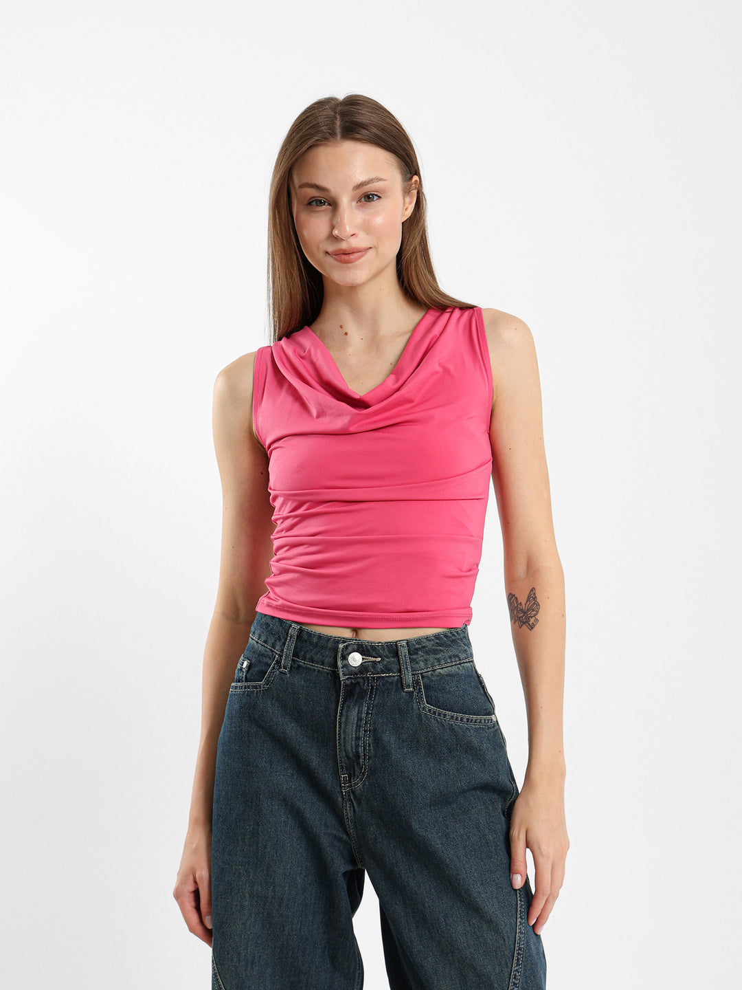 Scoop Neck Sleeveless Top