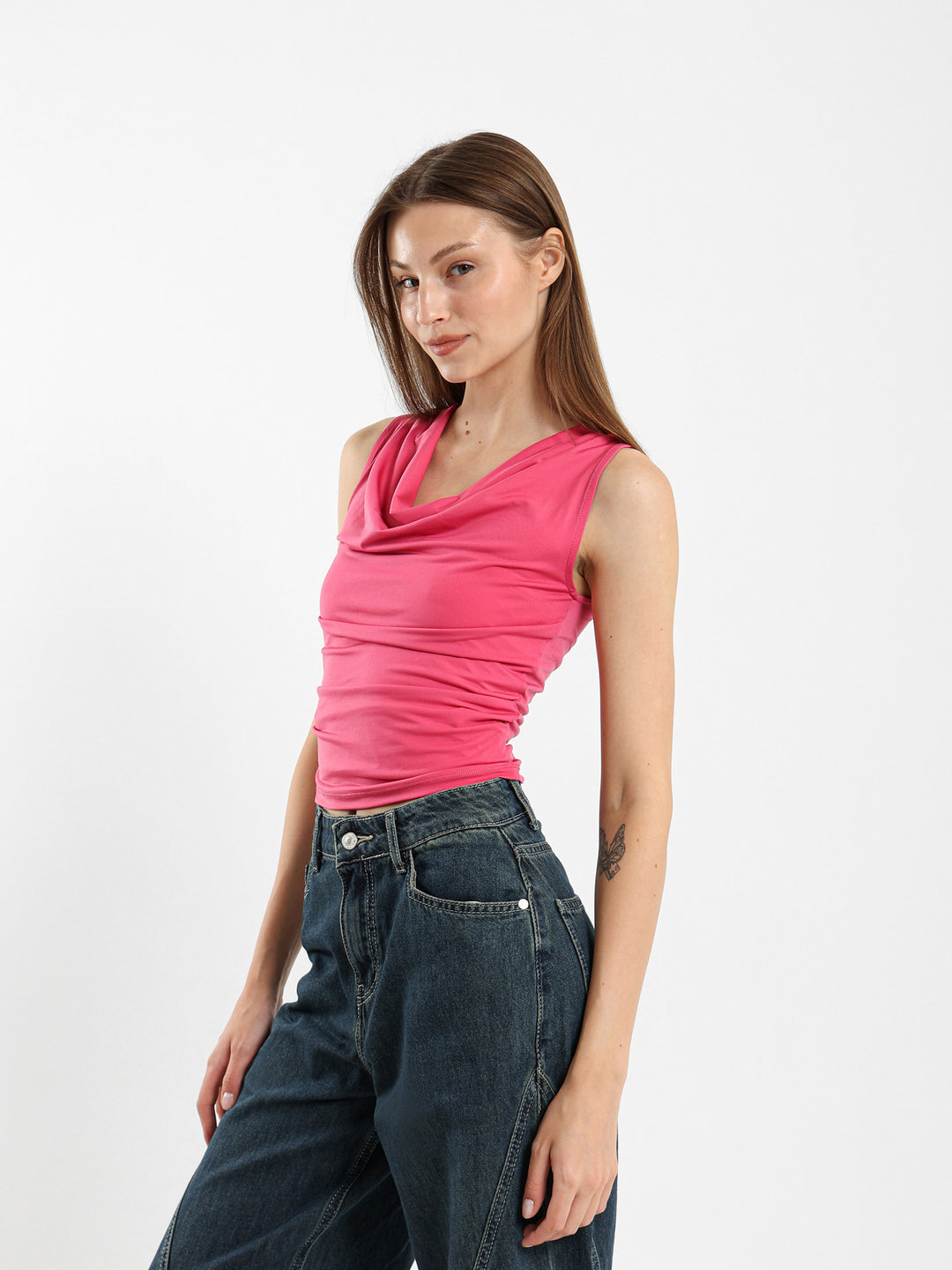 Scoop Neck Sleeveless Top