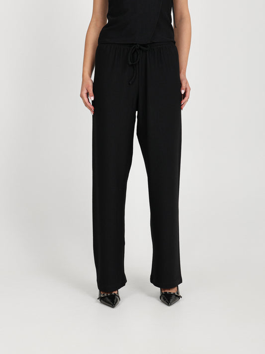 Adjustable Drawstring Waist Pants