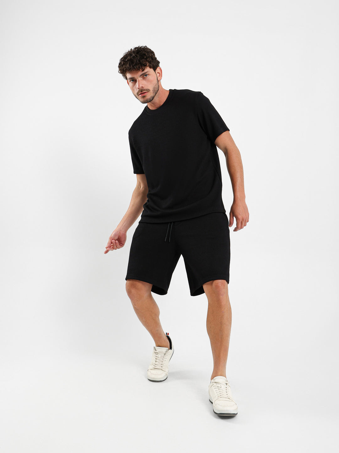 Textured Relaxed Shorts