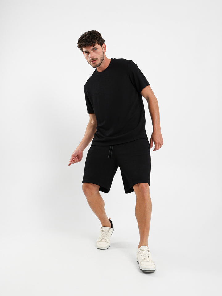 Textured Relaxed Shorts
