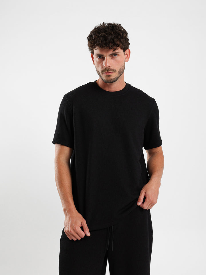Textured Relaxed T-Shirt