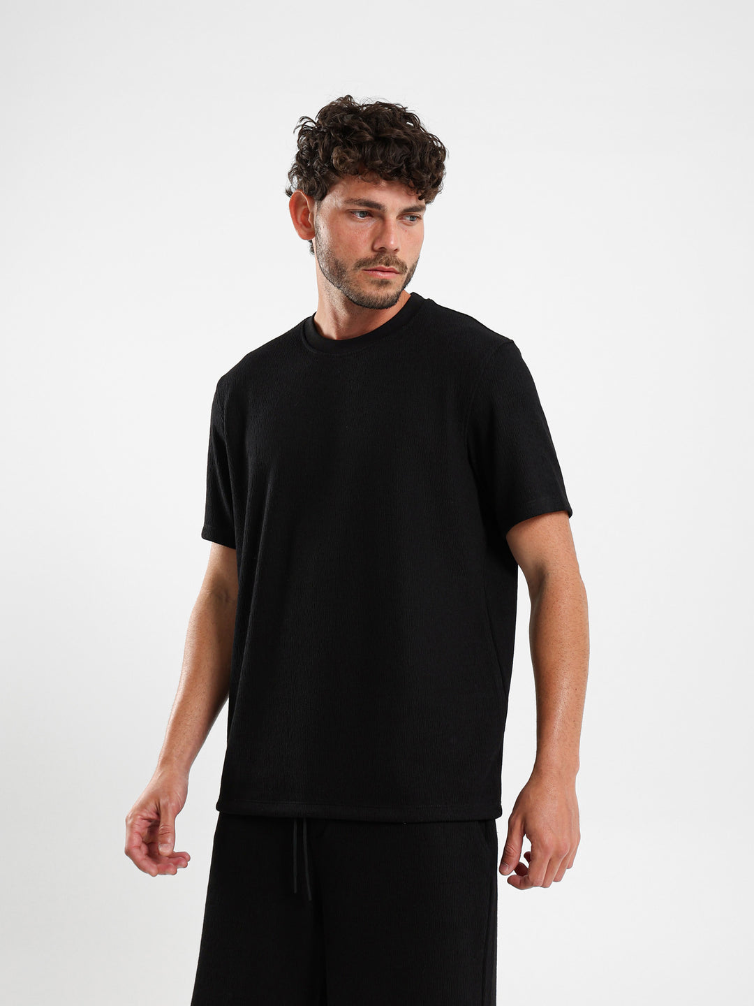 Textured Relaxed T-Shirt