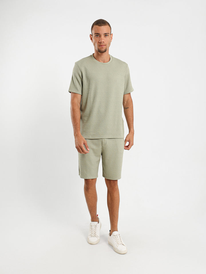 Textured Relaxed Shorts