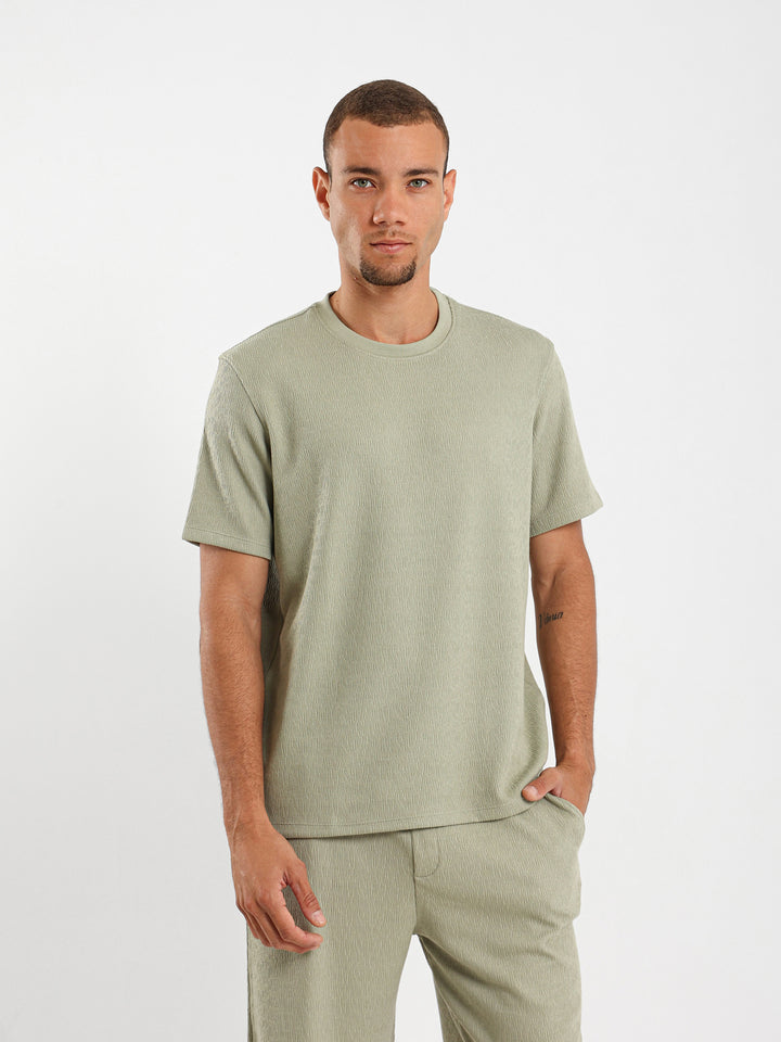 Textured Relaxed T-Shirt