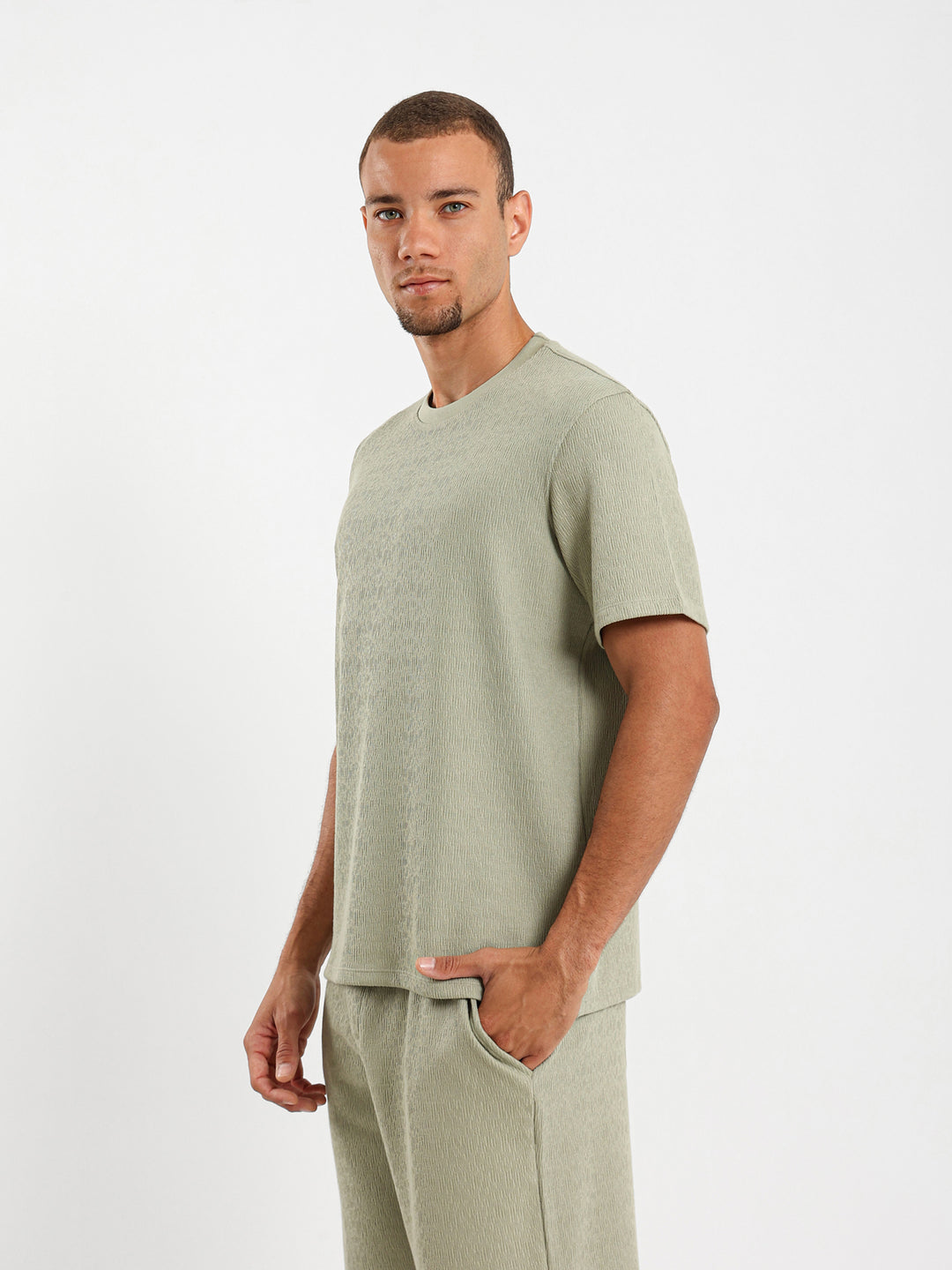 Textured Relaxed T-Shirt