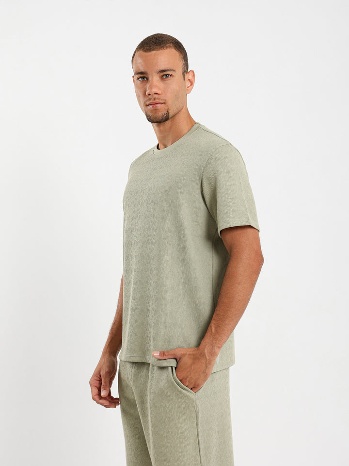 Textured Relaxed T-Shirt
