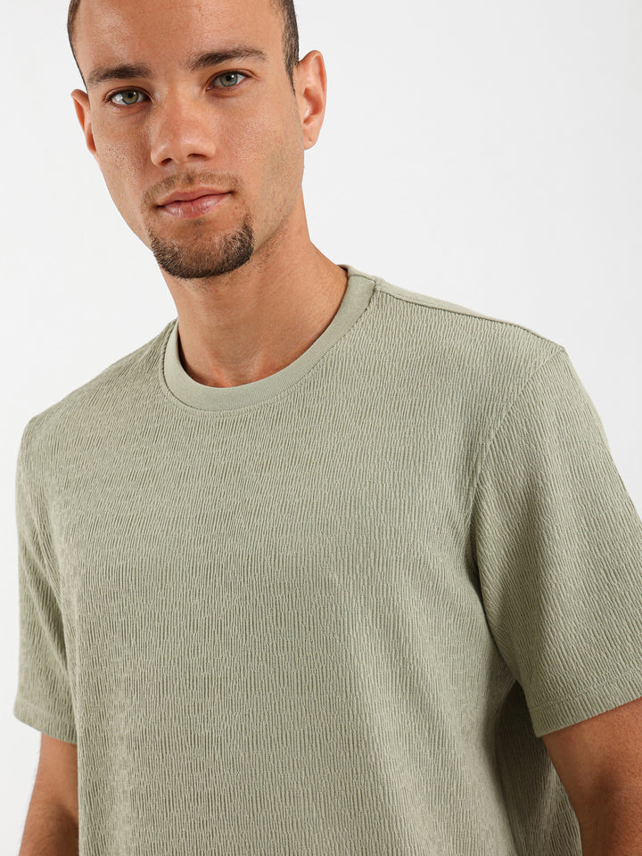 Textured Relaxed T-Shirt