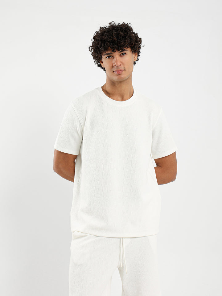 Textured Relaxed T-Shirt