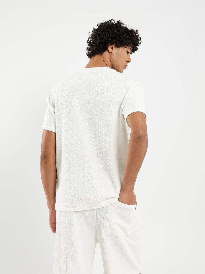 Textured Relaxed T-Shirt