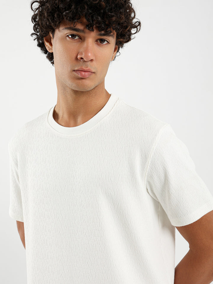 Textured Relaxed T-Shirt