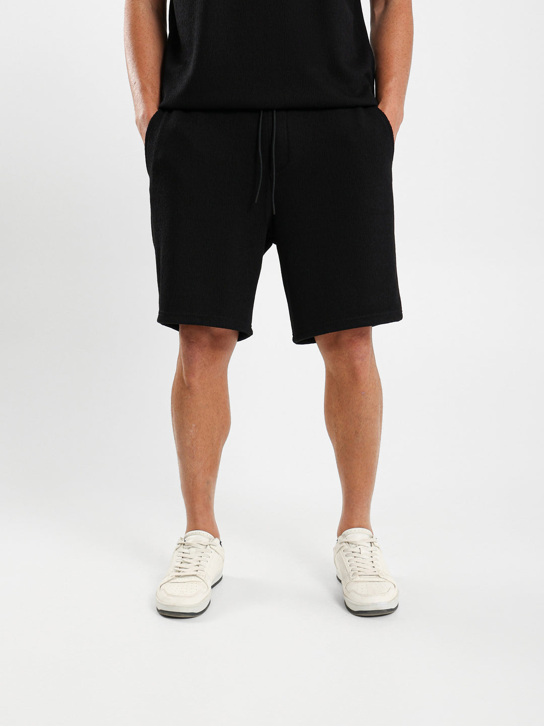 Textured Relaxed Shorts