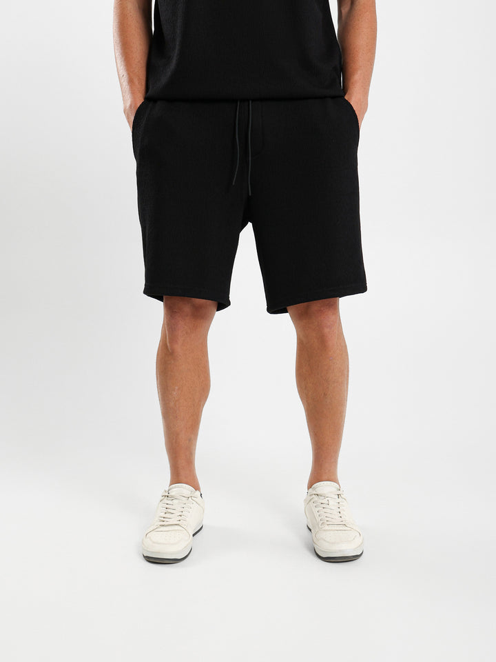 Textured Relaxed Shorts