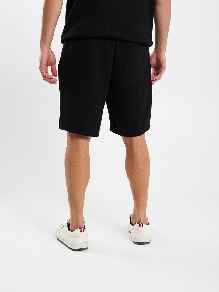 Textured Relaxed Shorts