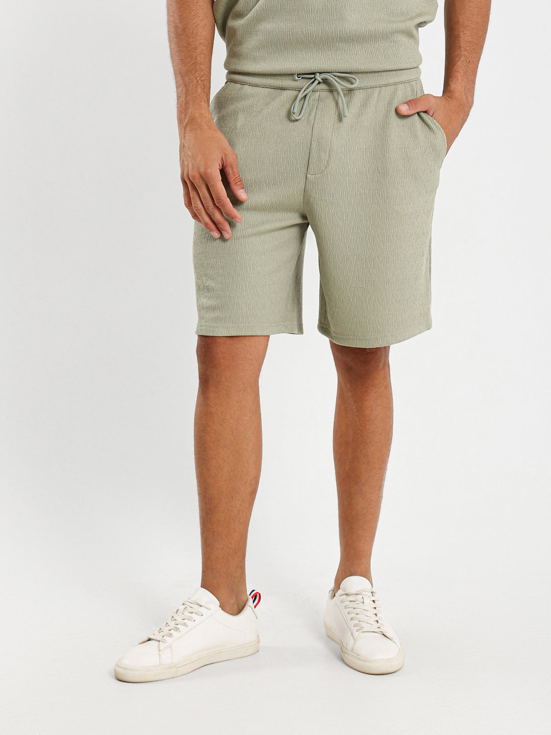 Textured Relaxed Shorts