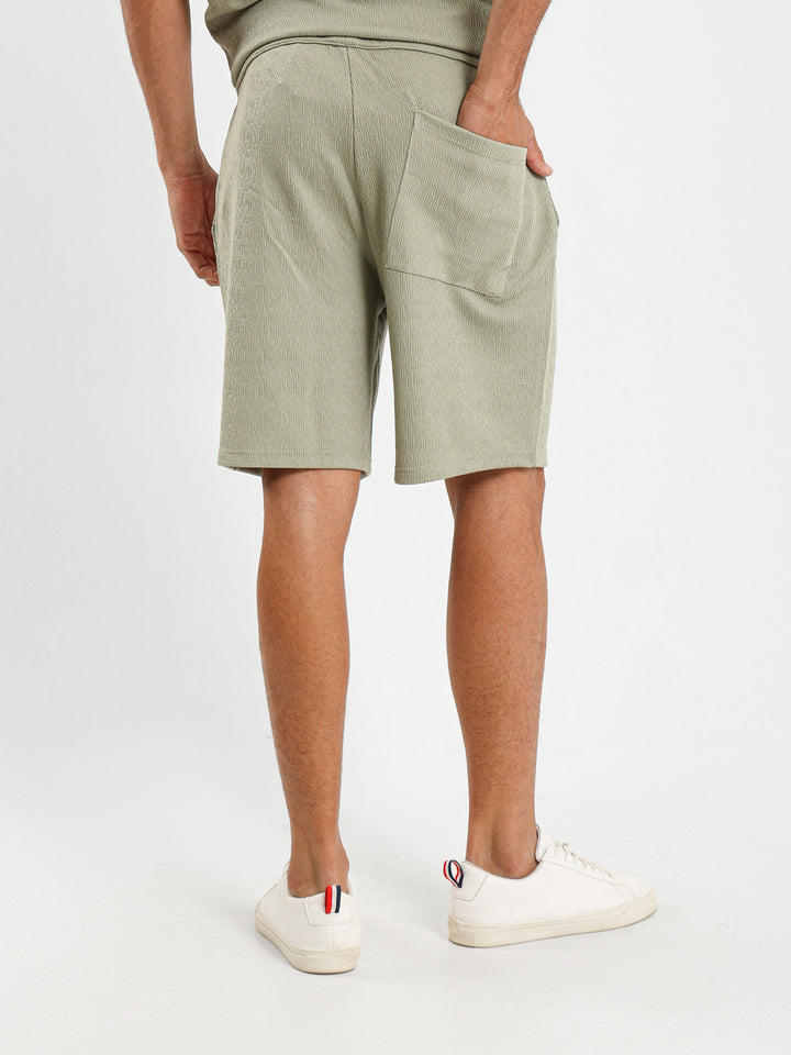 Textured Relaxed Shorts