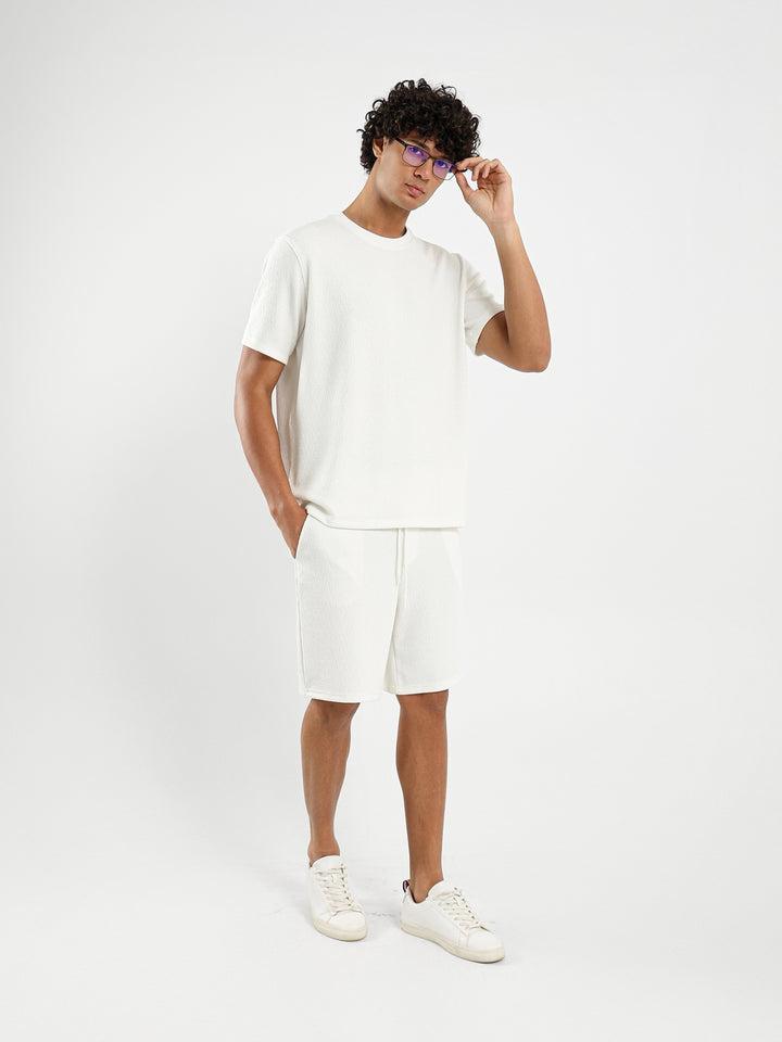 Textured Relaxed Shorts