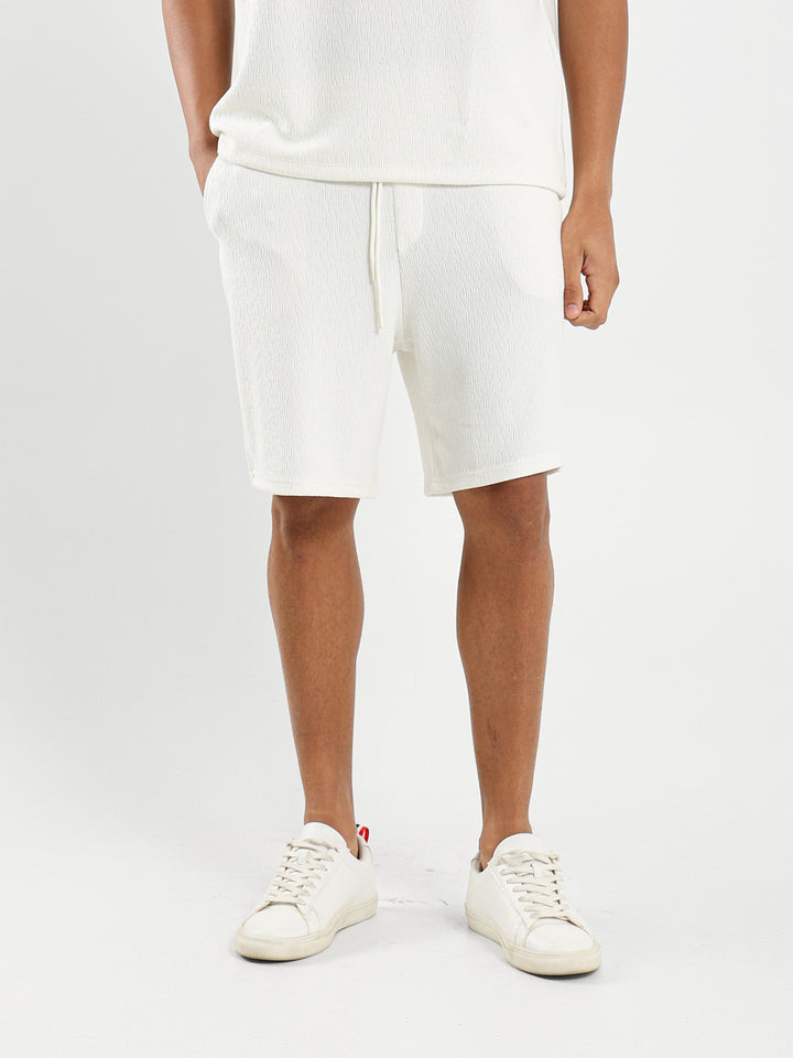 Textured Relaxed Shorts
