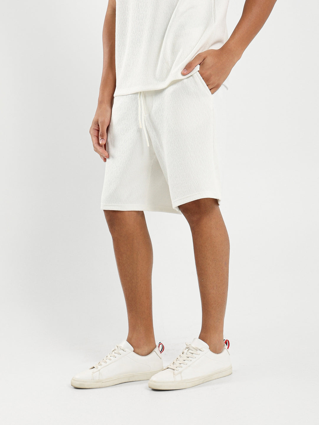 Textured Relaxed Shorts