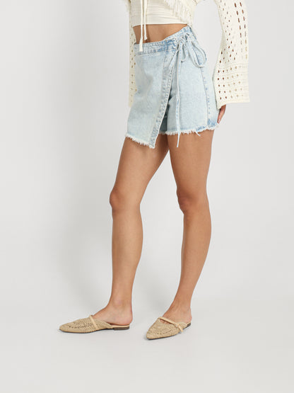 Denim Skort