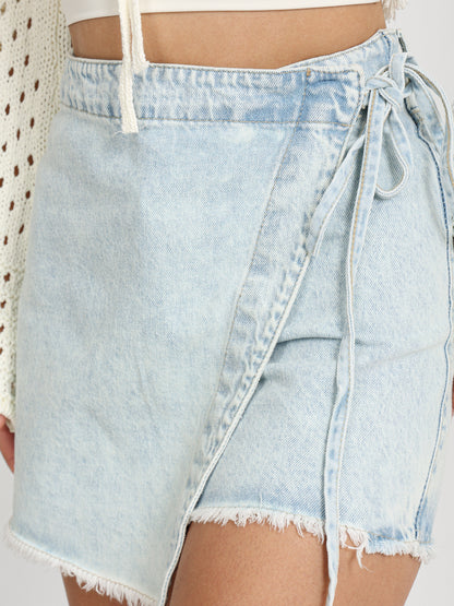 Denim Skort