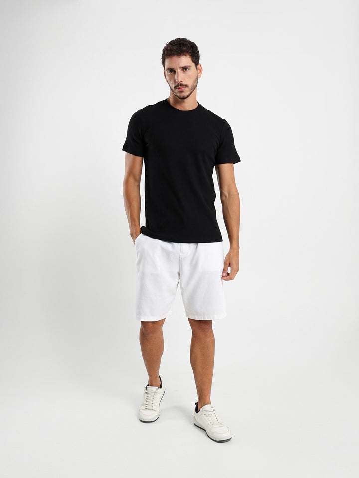 Muscle Fit Textured Tee