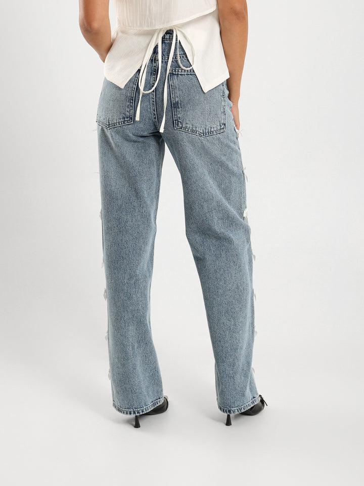 Low Waist Loose Jeans