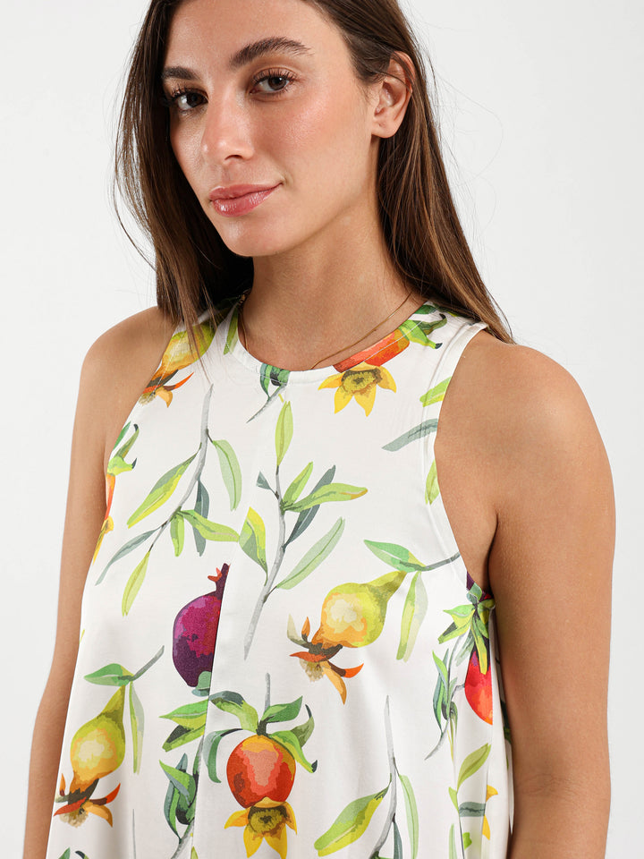 Floral Sleeveless Mini Dress