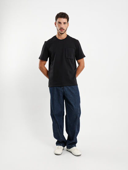 Drip Foam Back Print Tee