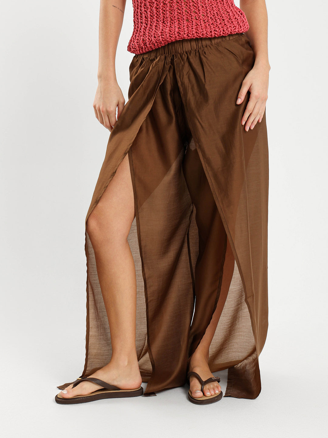 Flowy Overlap Pants