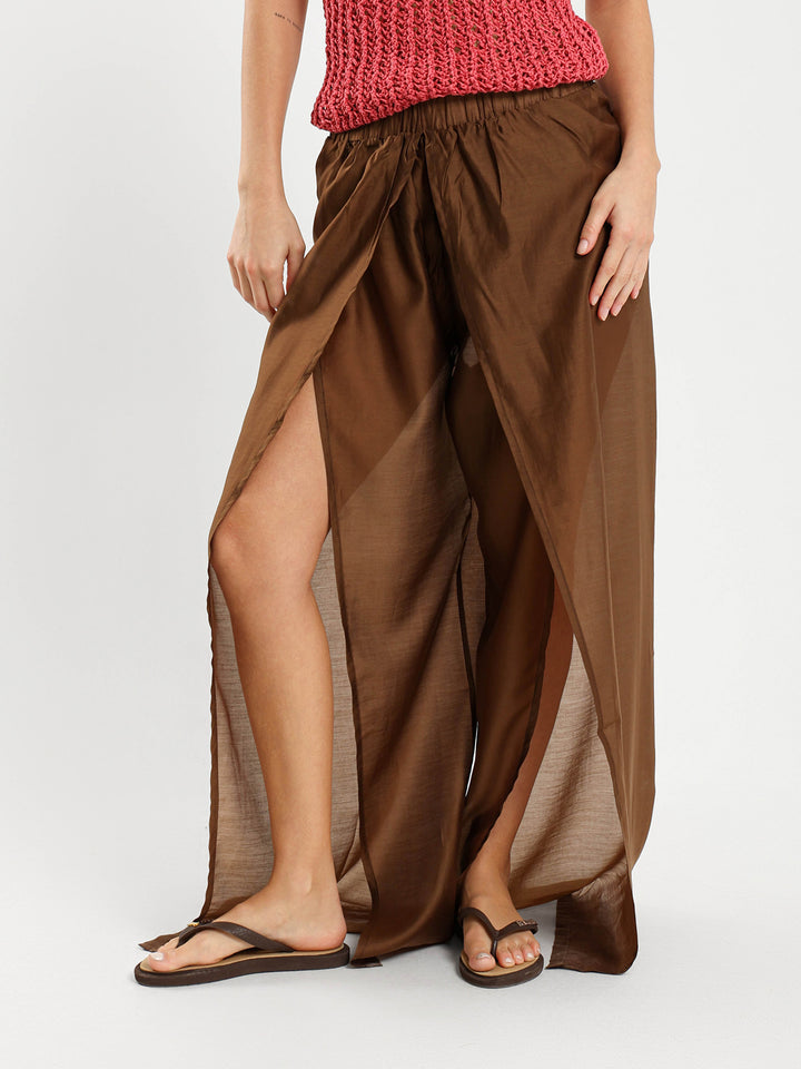 Flowy Overlap Pants