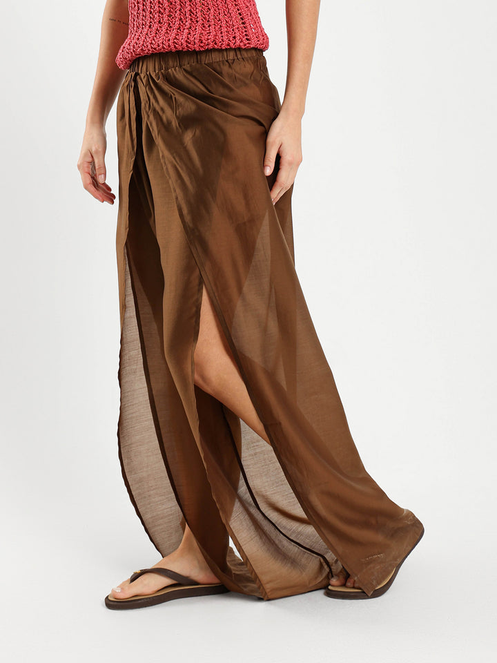 Flowy Overlap Pants