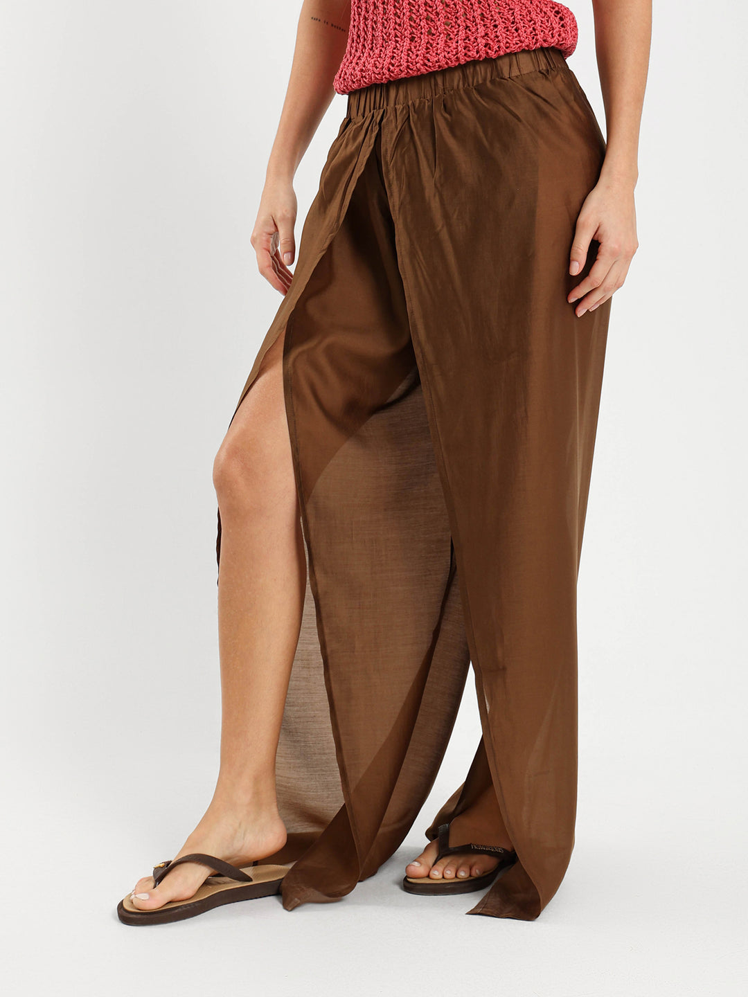 Flowy Overlap Pants