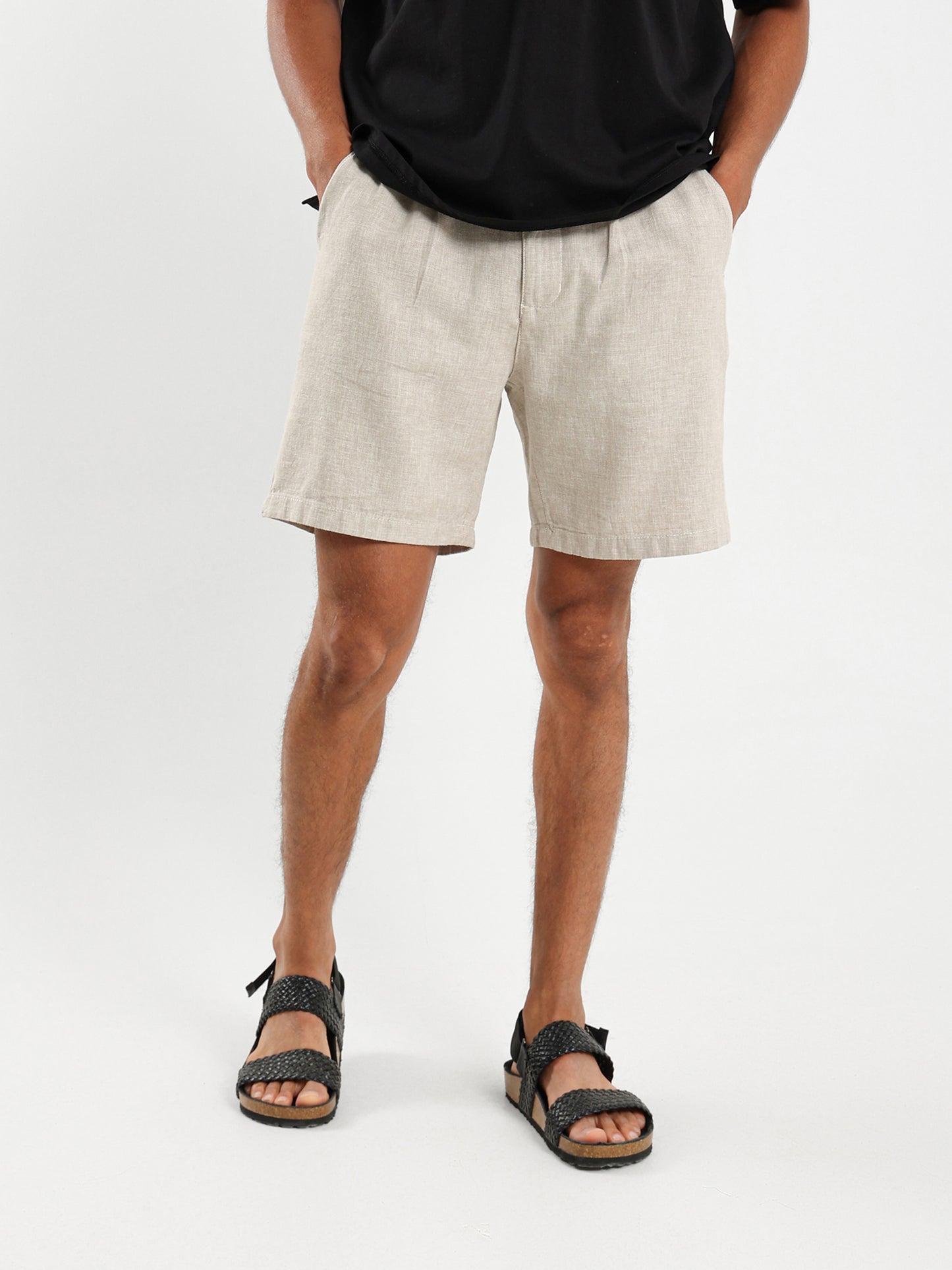 Clean Linen Shorts