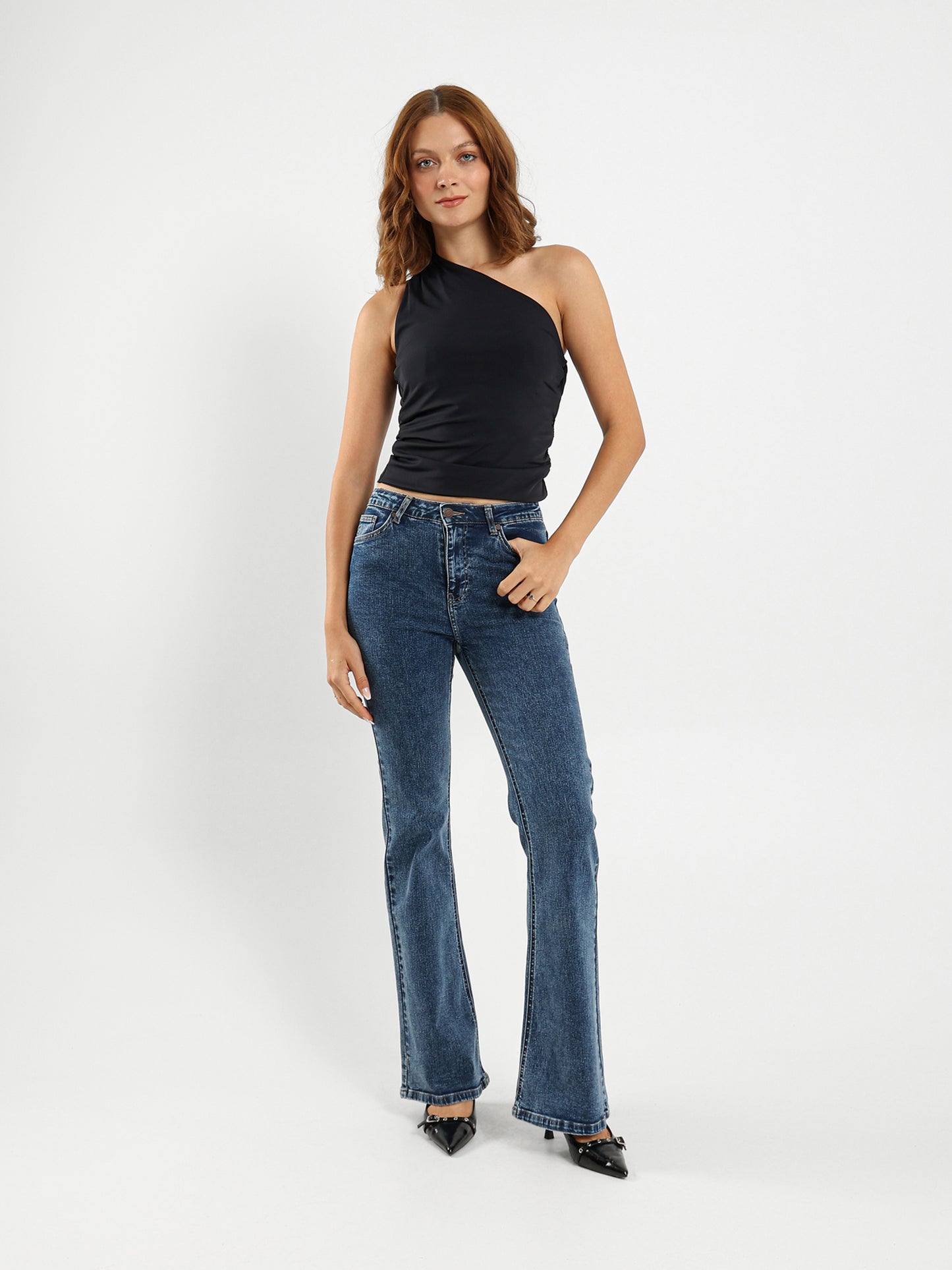 Twisted Strap Fitted Top