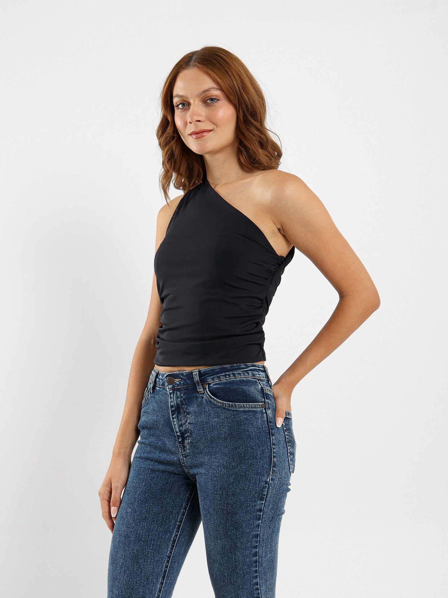 Twisted Strap Fitted Top