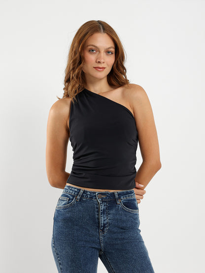 Twisted Strap Fitted Top