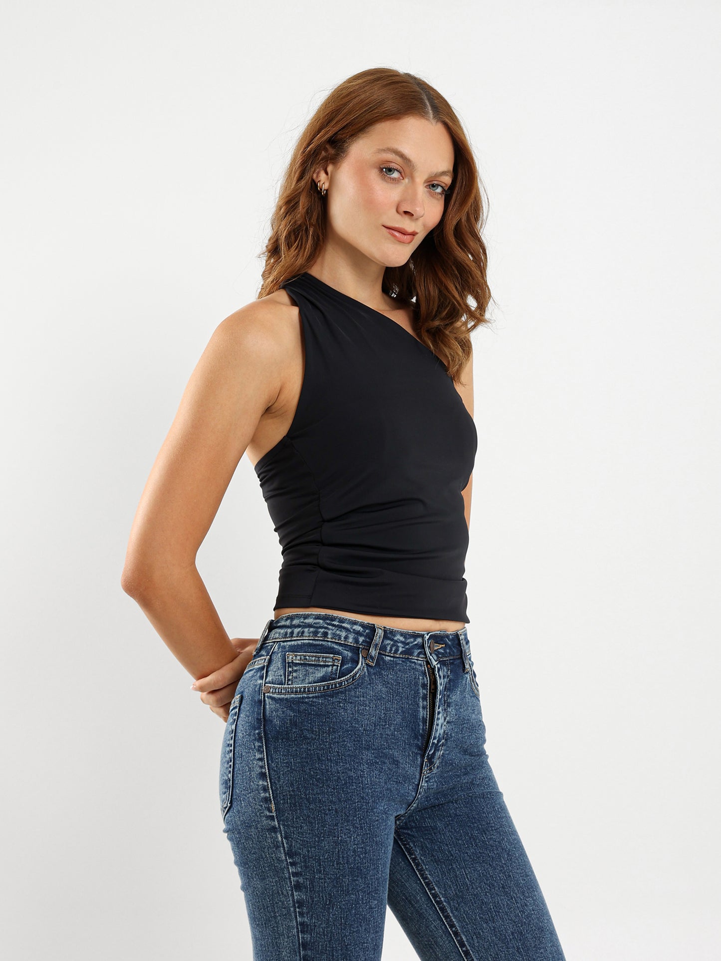 Twisted Strap Fitted Top