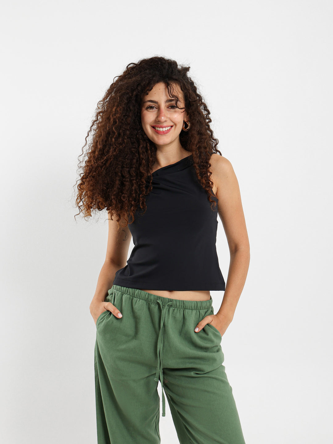 Draped Detail Top