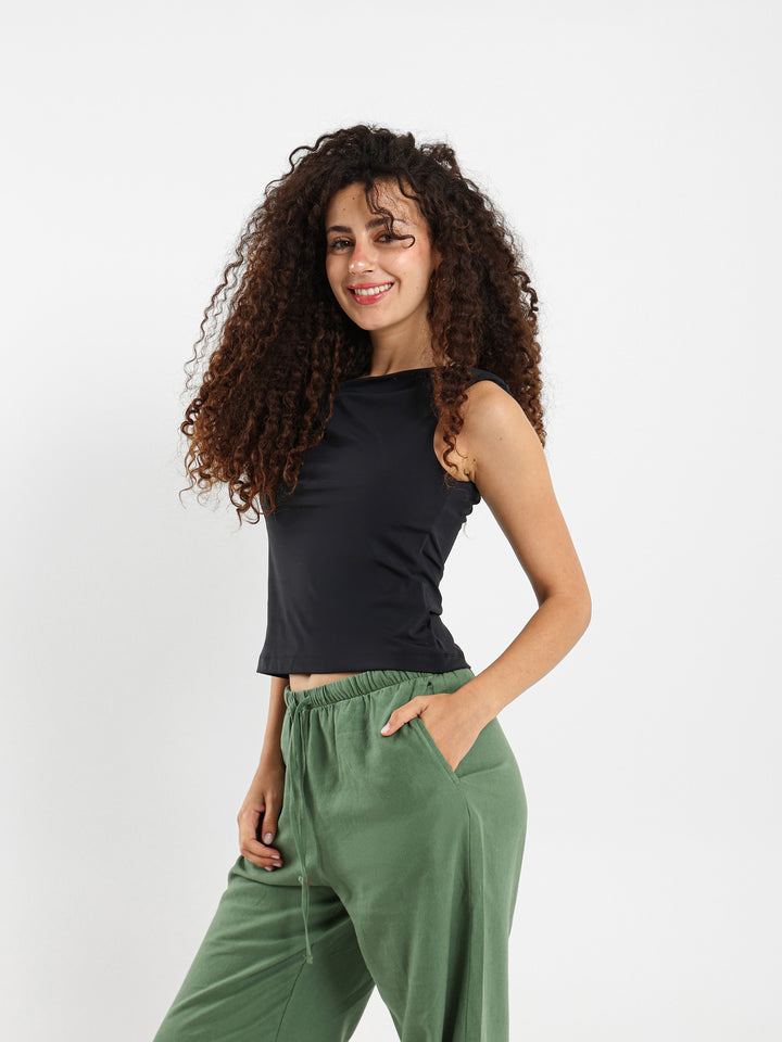 Draped Detail Top