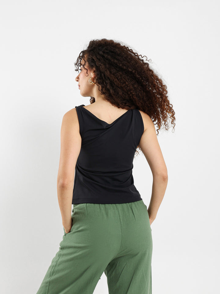 Draped Detail Top