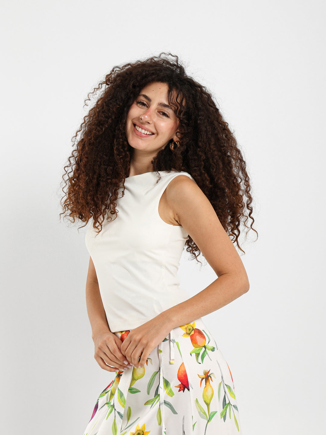 Draped Detail Top