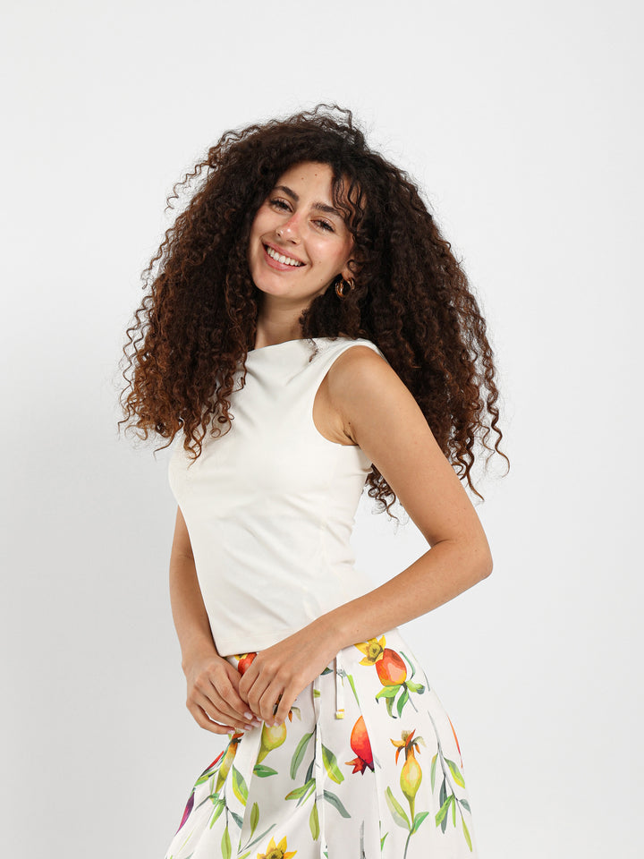 Draped Detail Top